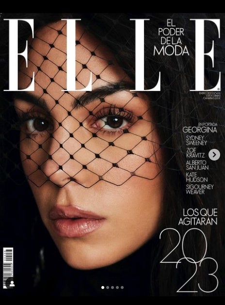 Georgina Rodríguez, portada de revista - Elle