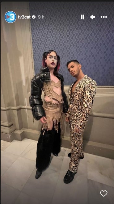 La Llum i el Pedro arrisquen en els 'looks' - Instagram