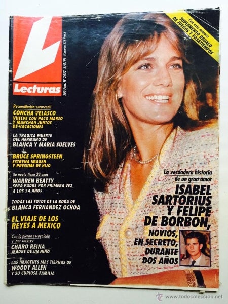 La premsa perseguia Isabel Sartorius - Lecturas