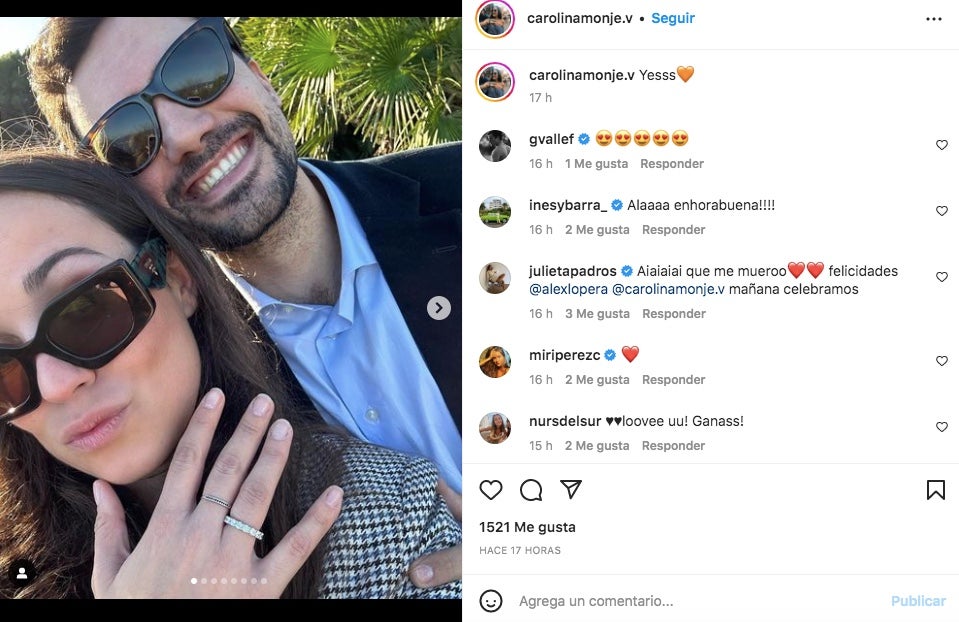 L'ex d'Àlex Lequio es compromet amb el nou xicot - Instagram
