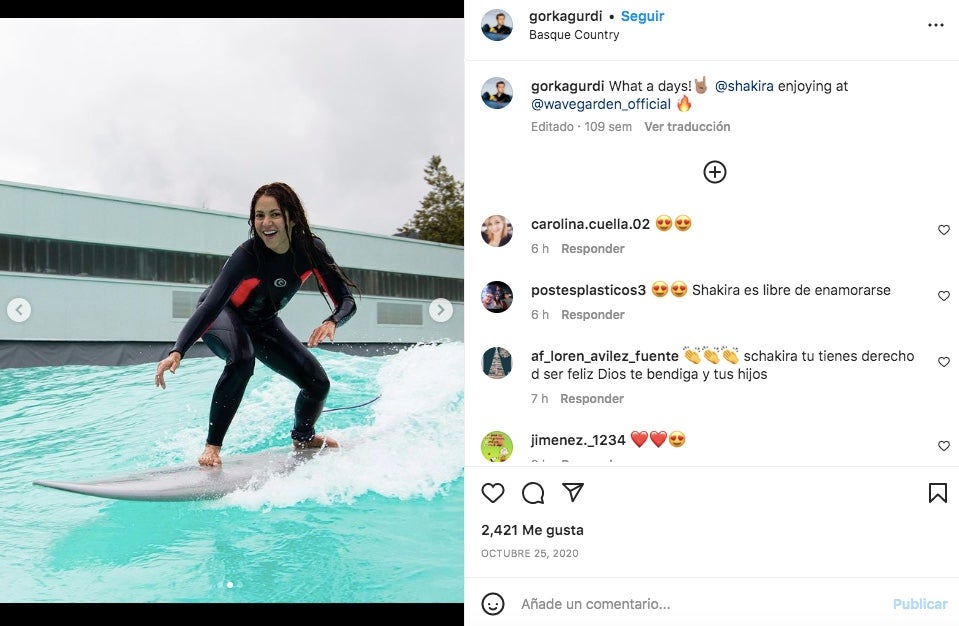 Shakira, en una sessió de fotos - Instagram