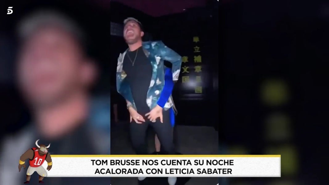 Tom Brusse parla de la nit de passió amb Leticia Sabater - Telecinco