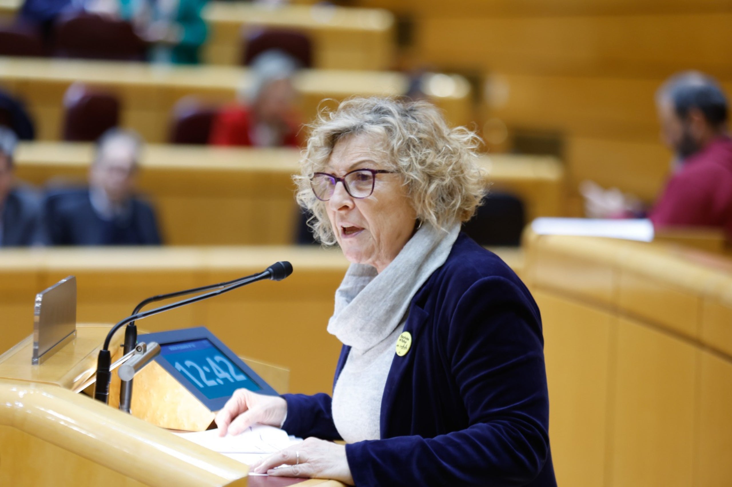 La portaveu d'ERC al Senat, Mirella Cortés / ACN