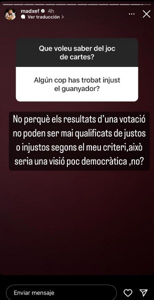 Marc Ribas se sincera sobre Joc de cartes - Instagram