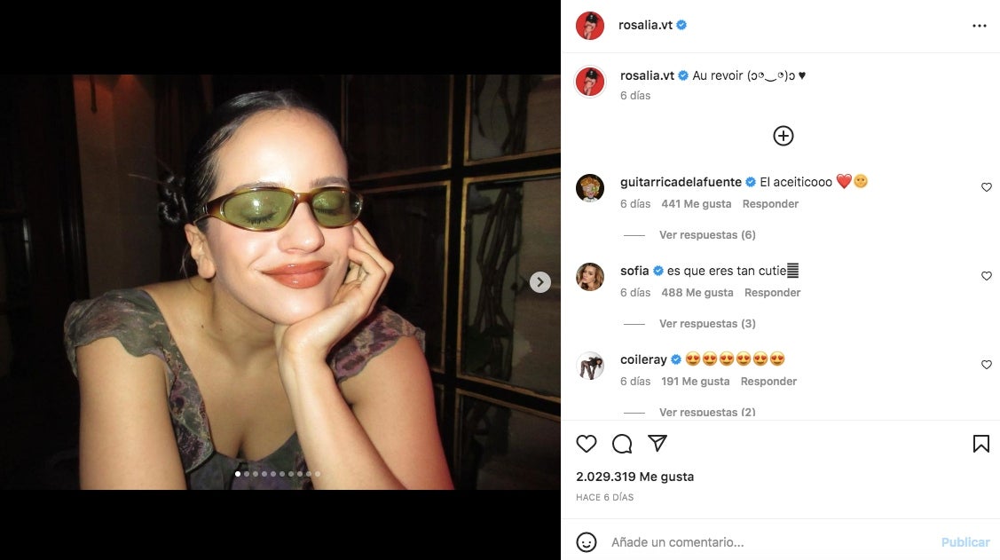 Rosalía ha estat de viatge unes quantes setmanes - Instagram