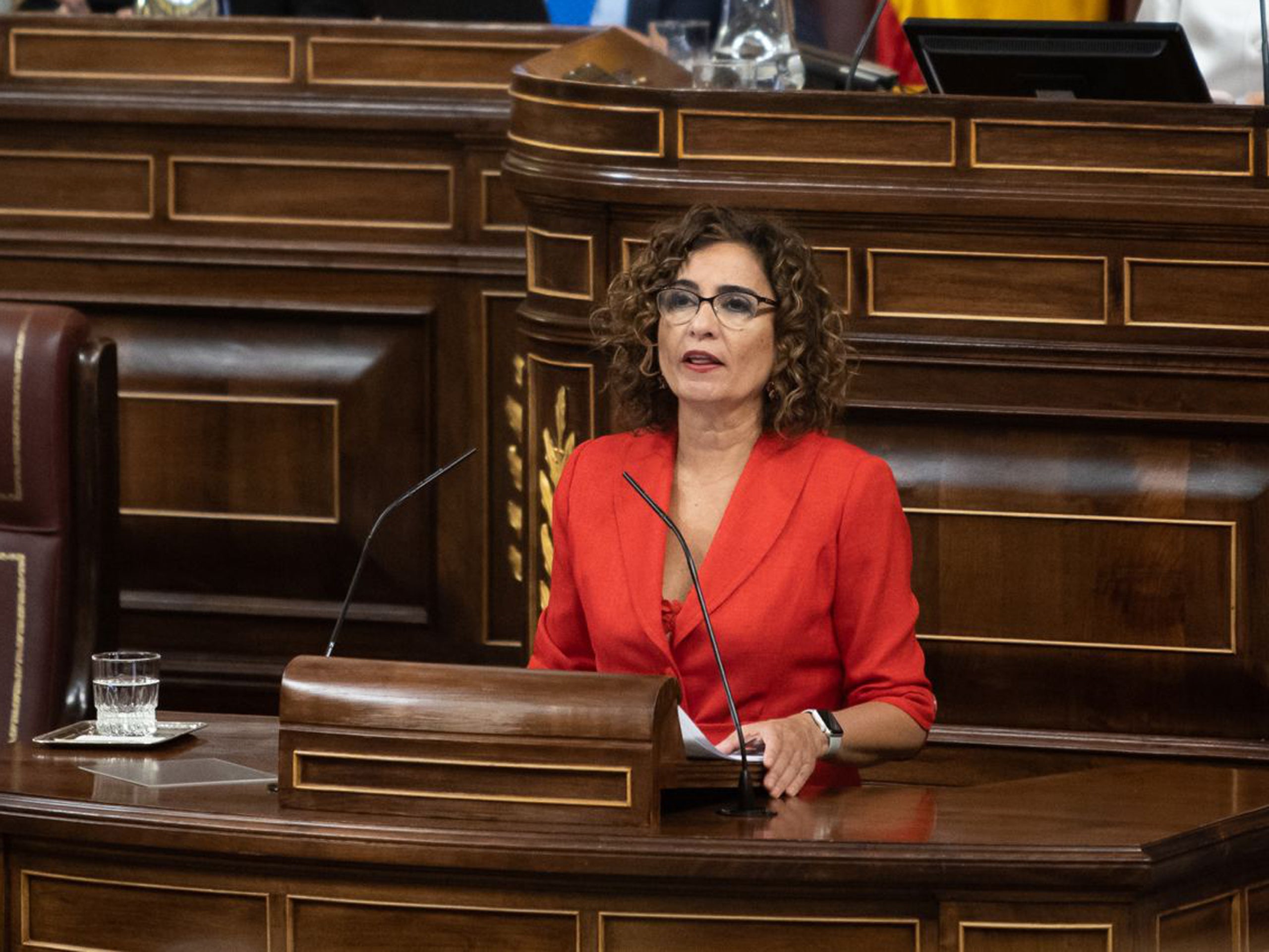 La ministra d'Hisenda, María Jesús Montero, al Congrés dels Diputats | ACN (Congrés dels Diputats)