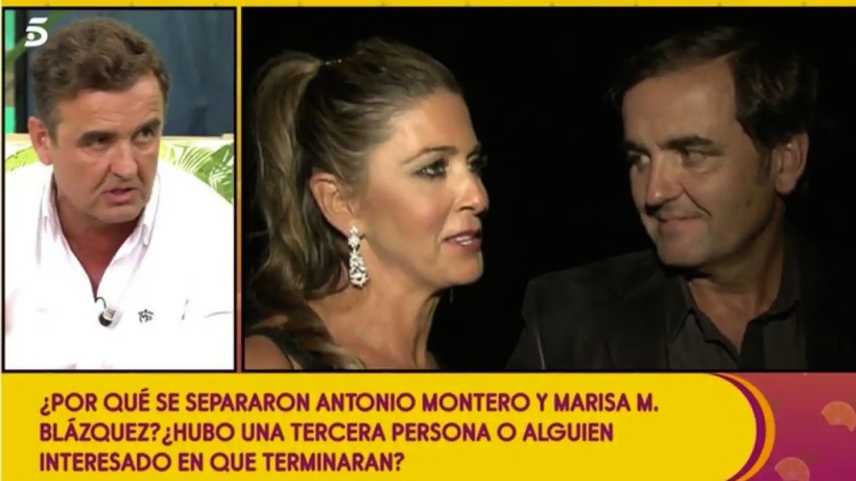 Antonio Montero ha hablado de la relació con Marisa - Telecinco