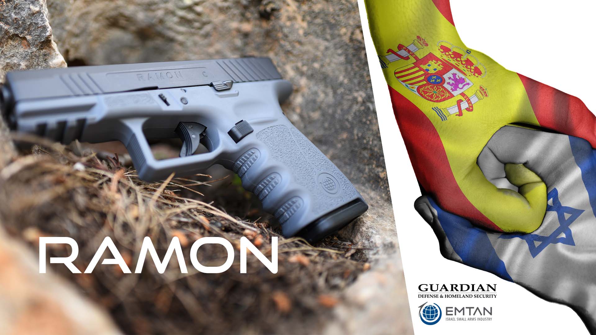 La pistola Ramon en una imatge promocional de Homeland Security
