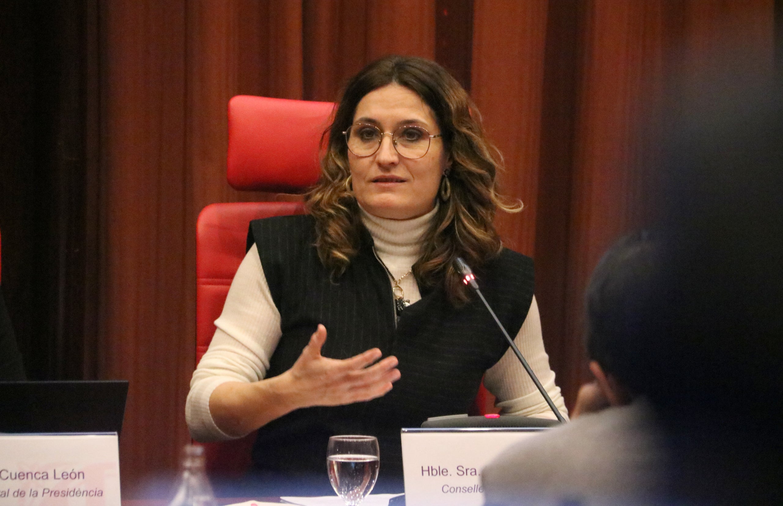 La consellera de Presidència, Laura Vilagrà, compareixent a la comissió al Parlament Data de publicació: dijous 02 de febrer del 2023, 15:21 Localització: Barcelona Autor: Sílvia Jardí