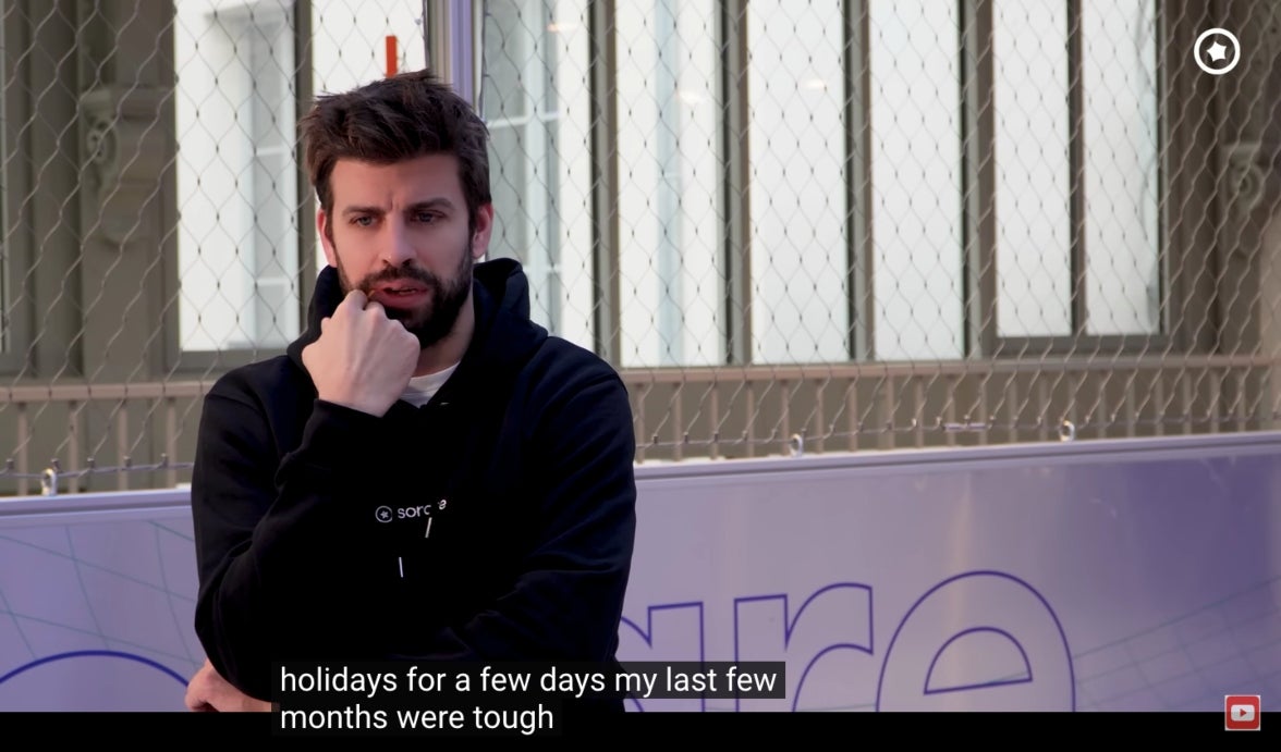 El futbolista reconeix que aquests últims mesos han estat durs - Youtube