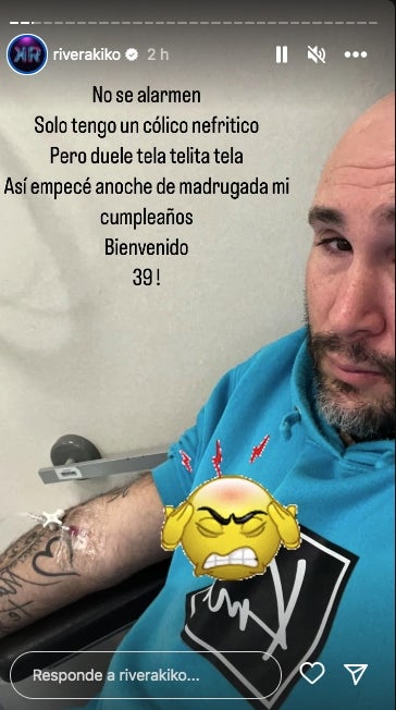 Kiko Rivera celebra l'aniversari a l'hospital - Instagram