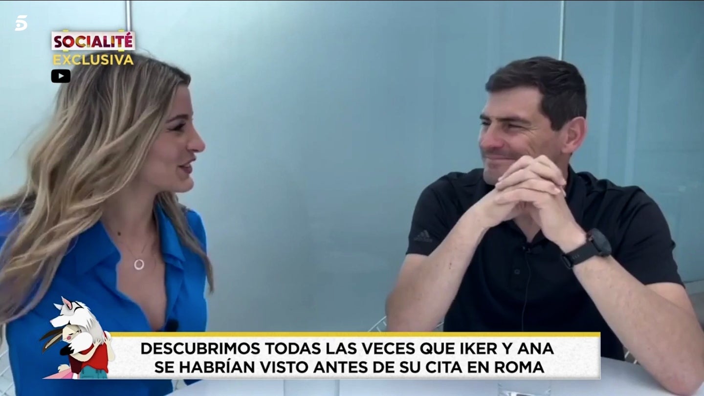 Primera foto d'Iker Casillas i la periodista amb qui ha anat a Roma - Telecinco