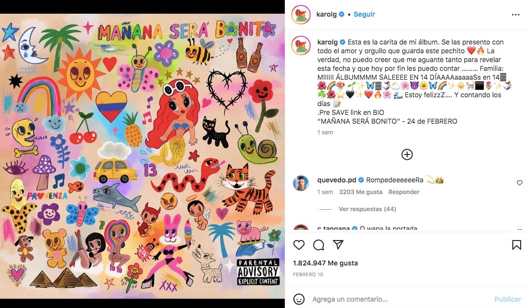 Shakira col·labora amb Karol G. en el seu nou disc - Instagram