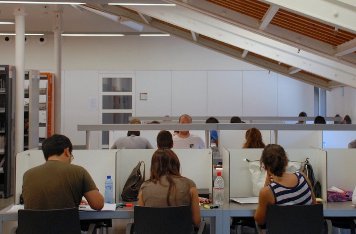 Una aula de la UPF | Cedida