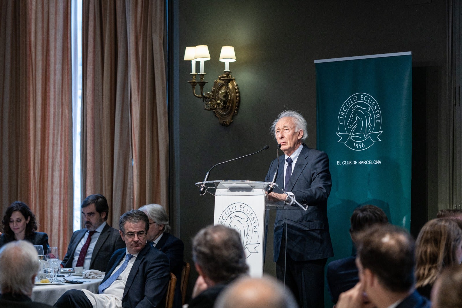 El dramaturgo Albert Boadella en un comer-coloquio al Círculo Ecuestre / Europa Press