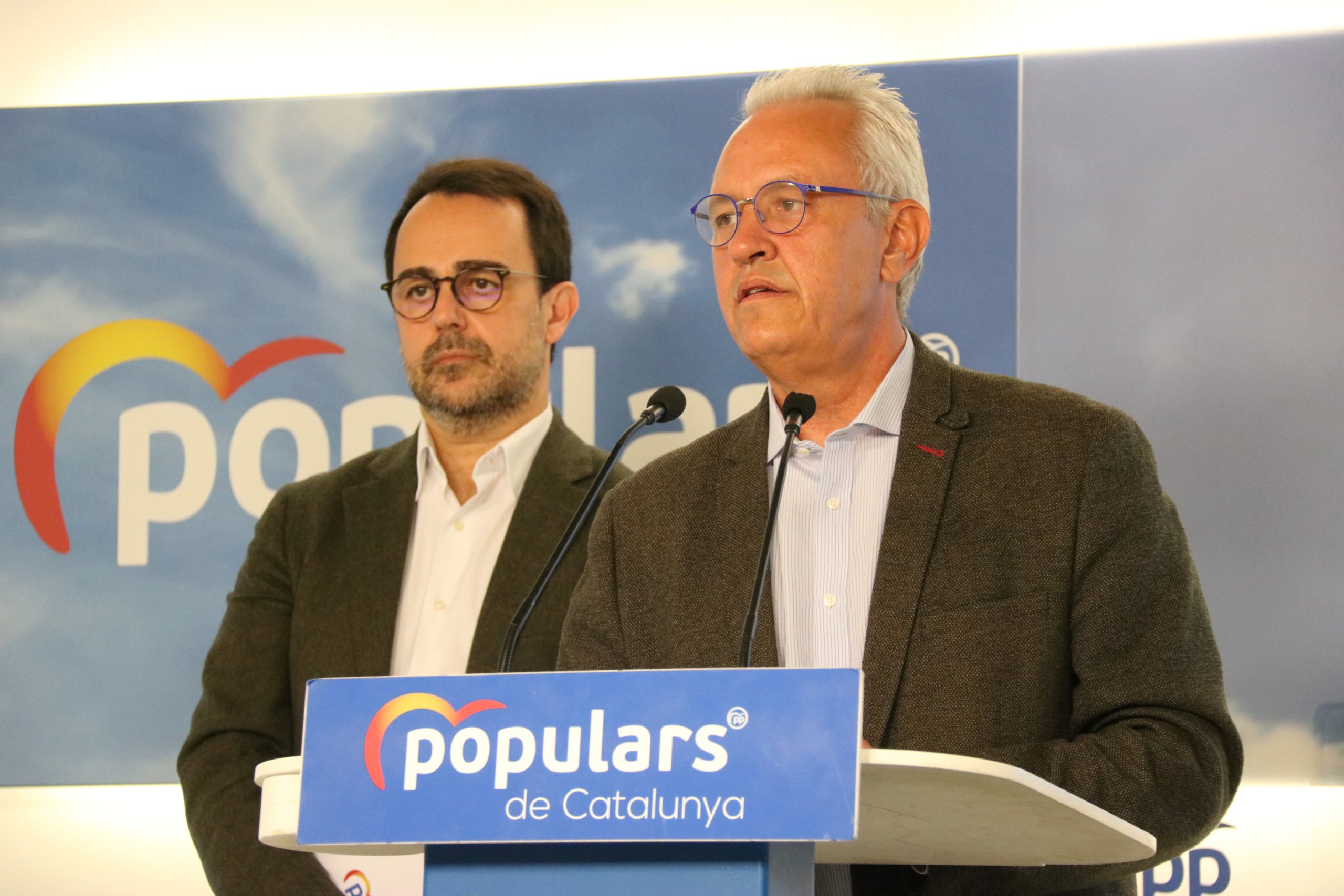 El secretari general del PPC, Santi Rodríguez, en un acte / ACN