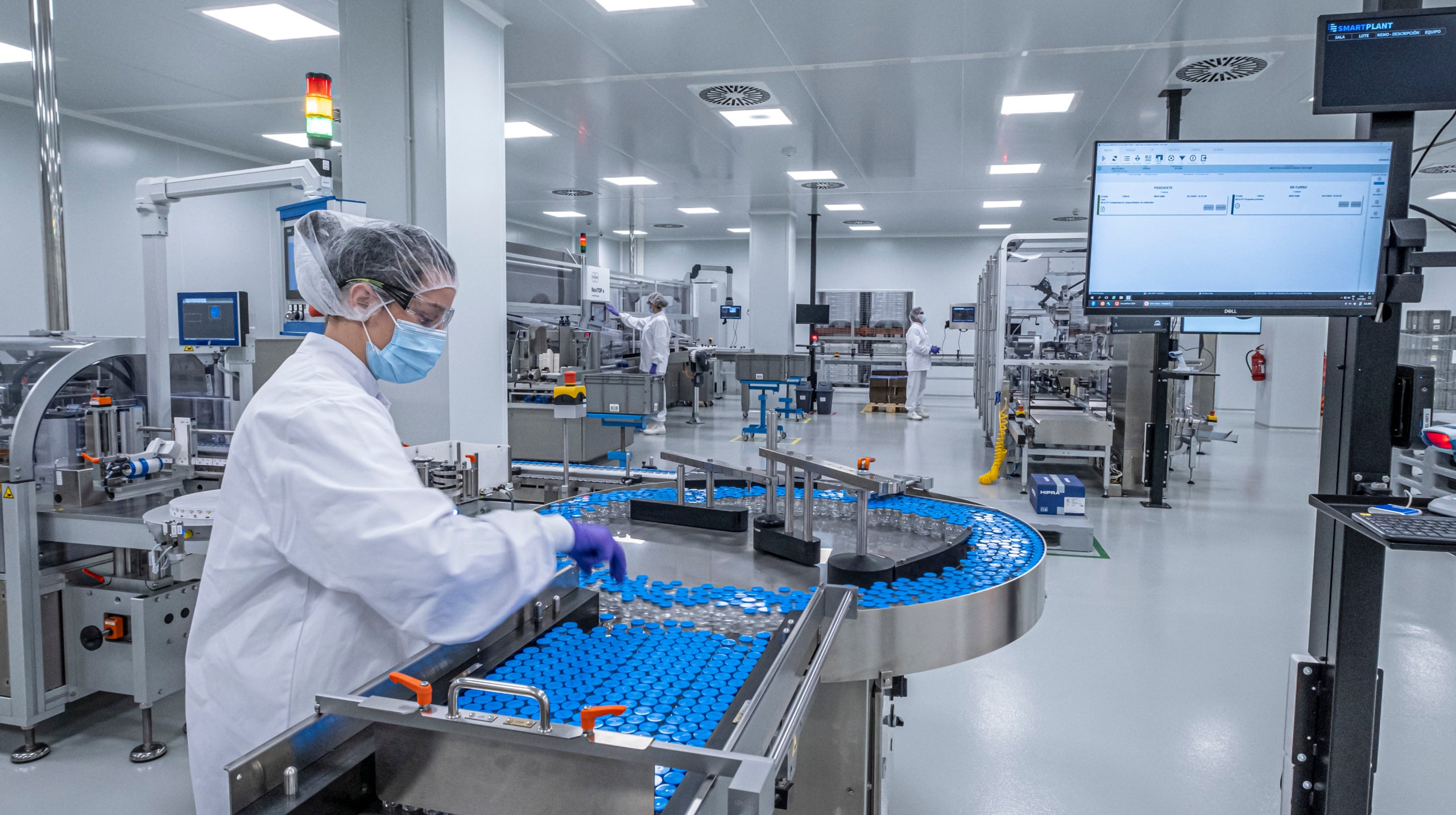 Part de les instal·lacions de la farmacèutica Hipra d'Amer, on s'està desenvolupant la nova vacuna contra la Covid-19 | ACN (Cedida per Hipra)