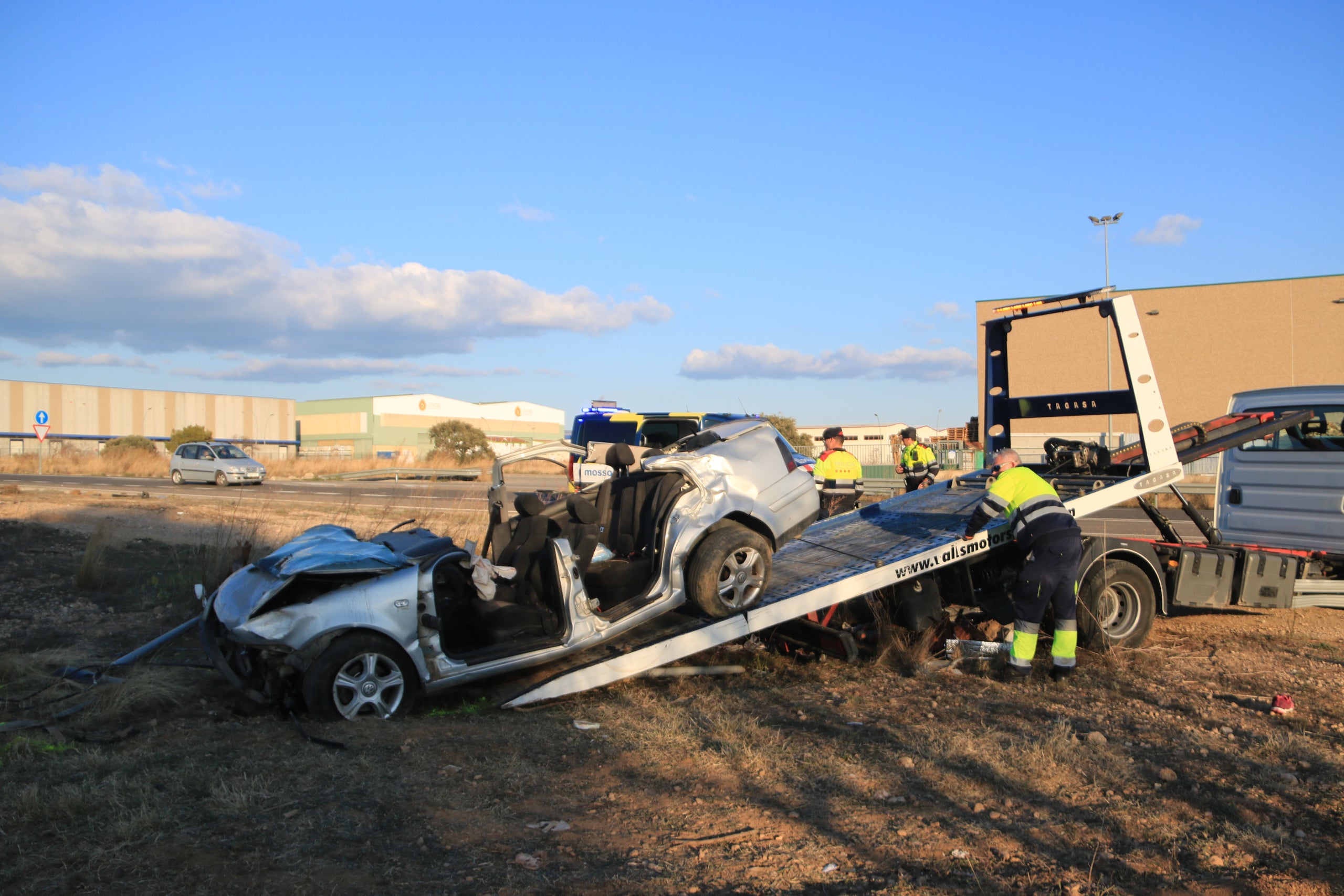 Accident mortal al punt quilomètric 18 de la carretera C-37 el 29 de gener de 2023 | ACN (Ariadna Escoda)
