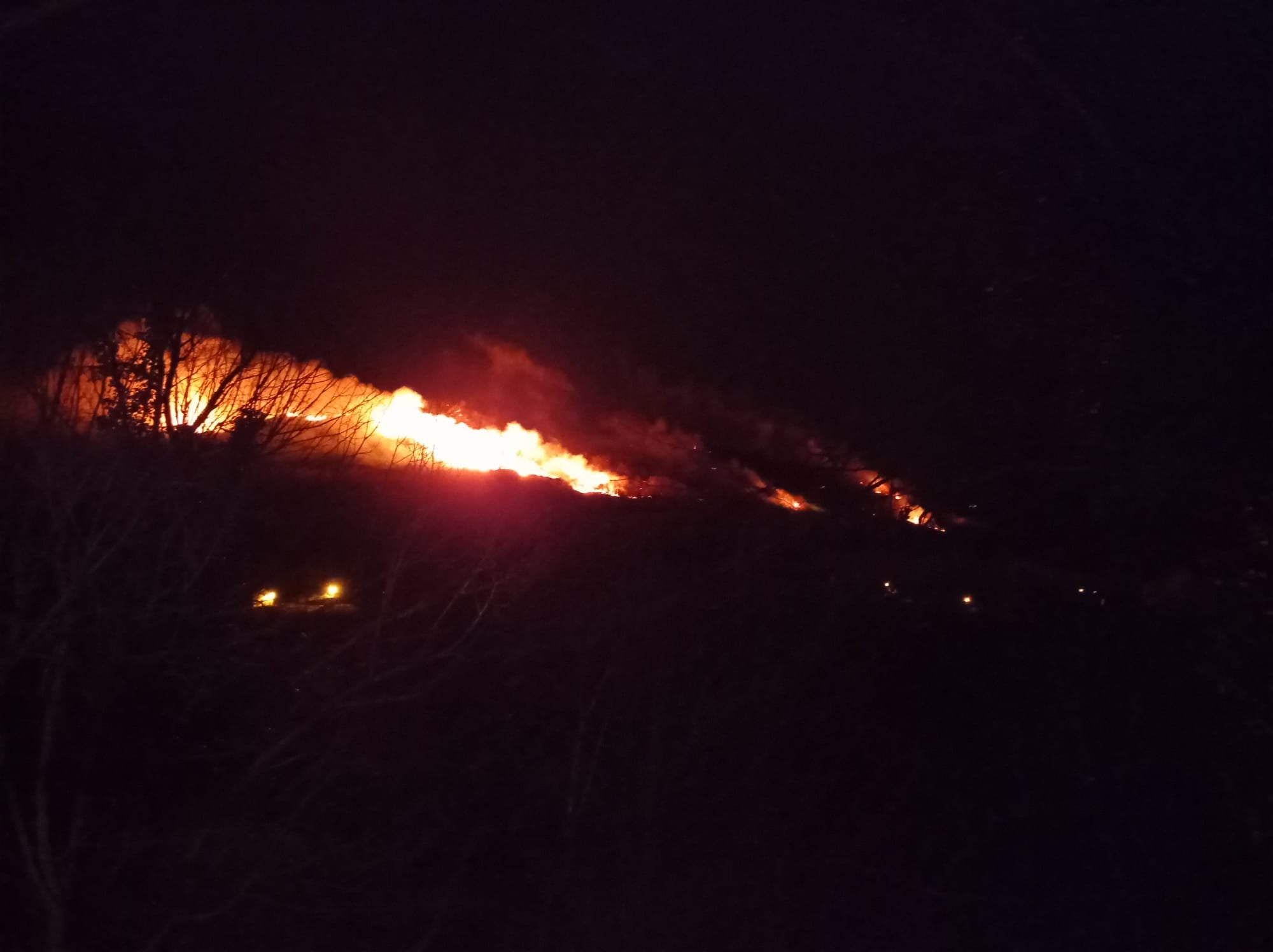 Flames d'un incendi a la zona de Canejan, a la Val d'Aran Data de publicació: dijous 16 de març del 2023, 22:47 Localització: Canejan Autor: Pompiers d'Aran