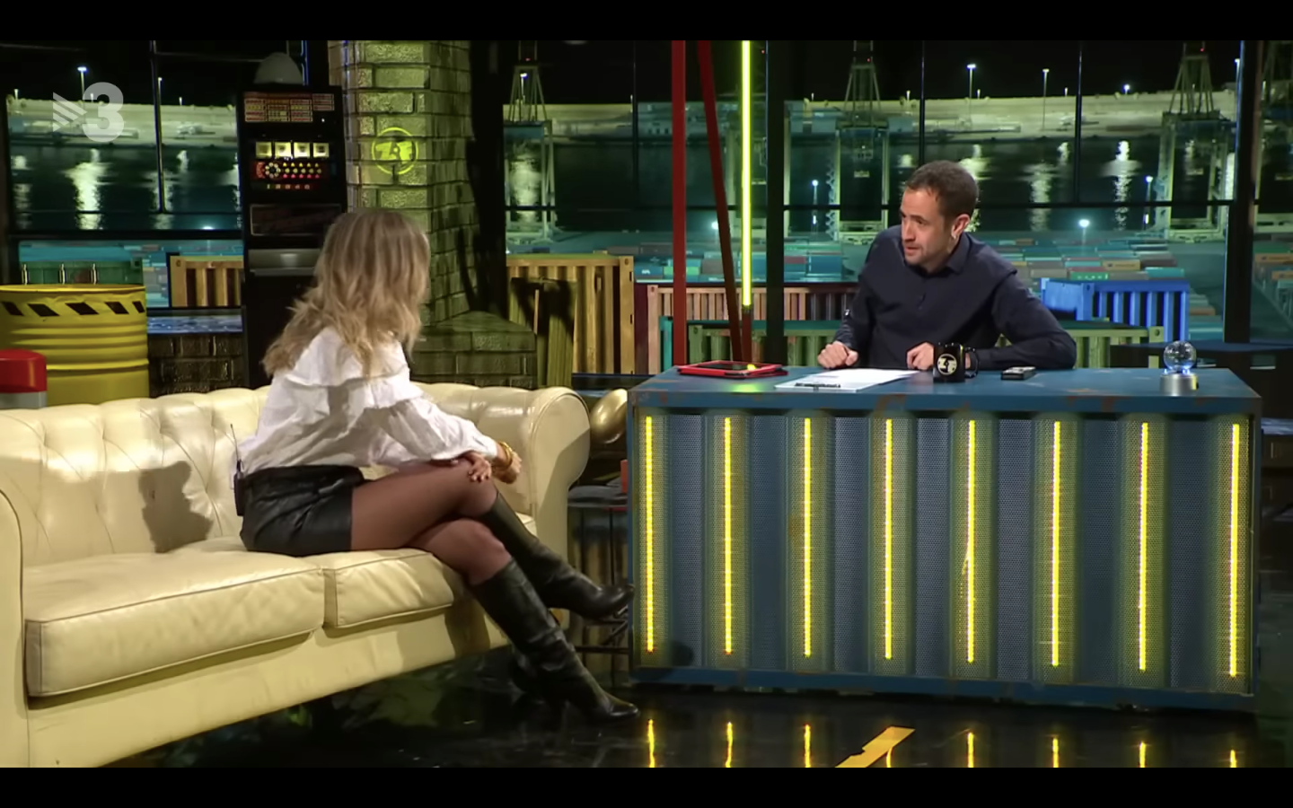 Danae fue entrevistada por Joel Díaz - TV3