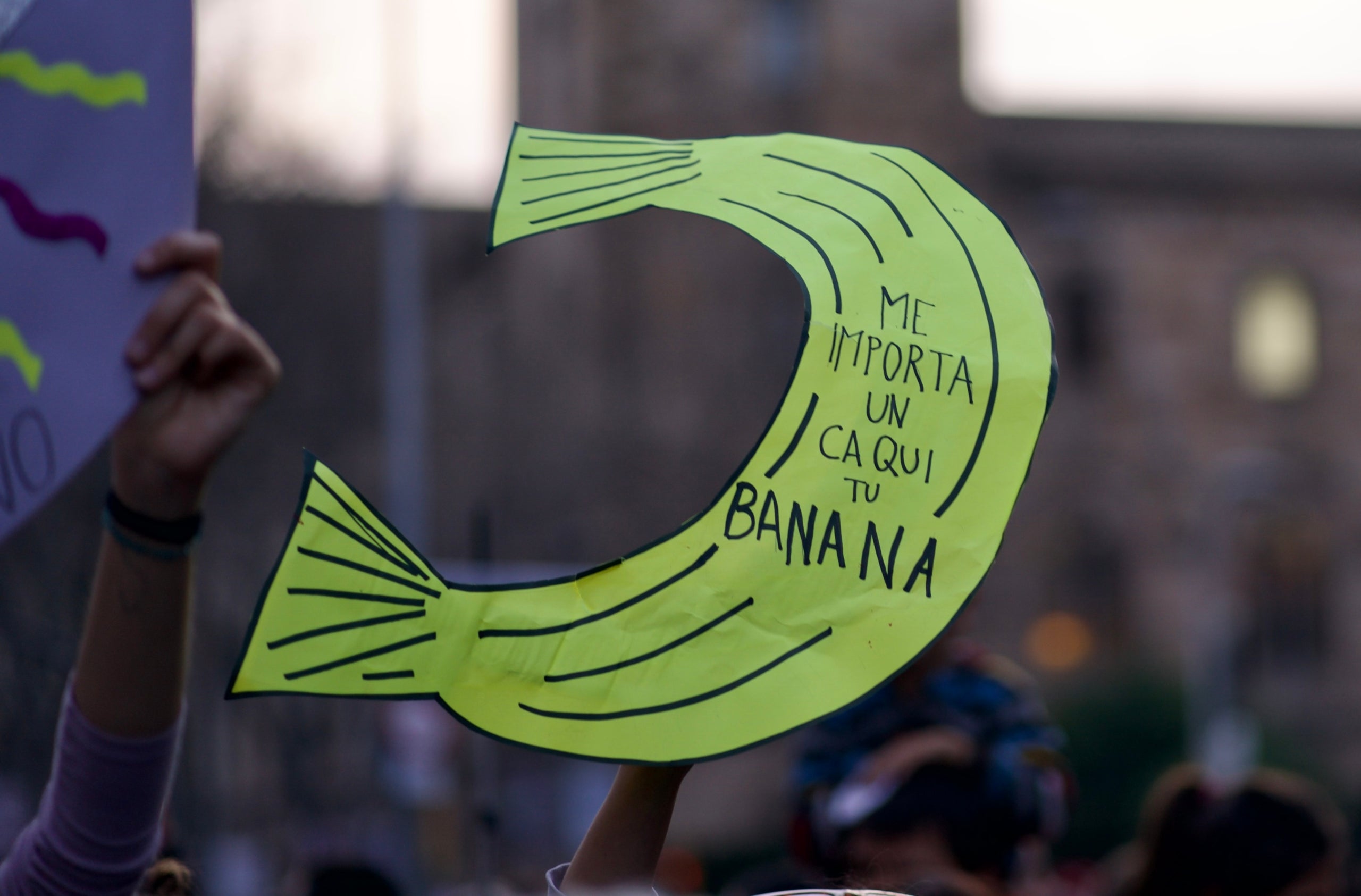 Cartel feminista en el 8-M / Mireia Comas