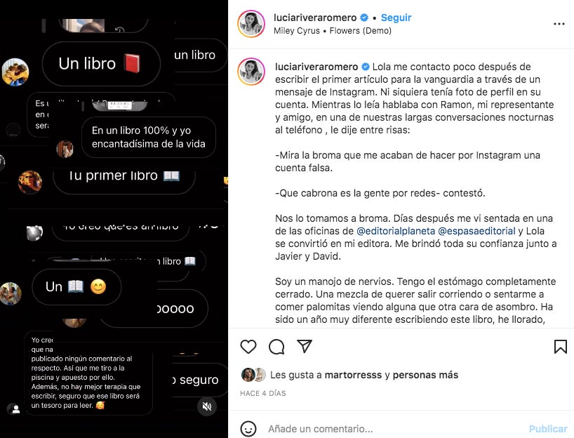 La influencer publica un libro por habla de los problemas que ha tenido - Instagram