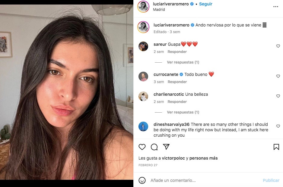 Lucíen Rivera habla de la pesadilla que ha vivido - Instagram