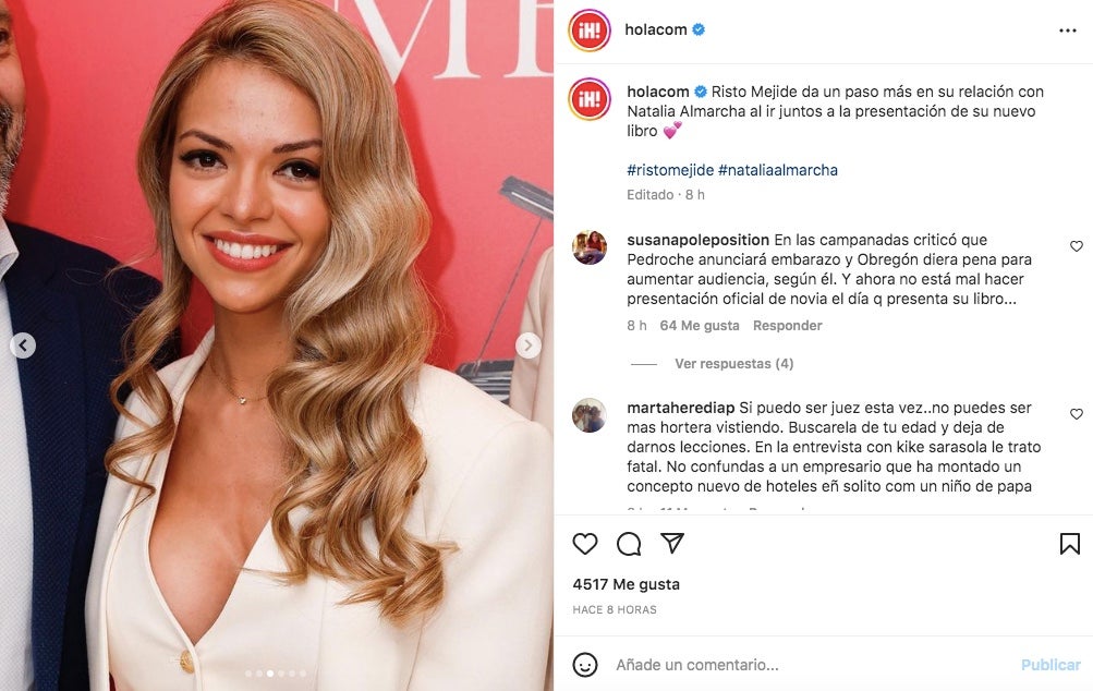 Natàlia s'ha deixat veure en públic amb Risto per primera vegada - Instagram