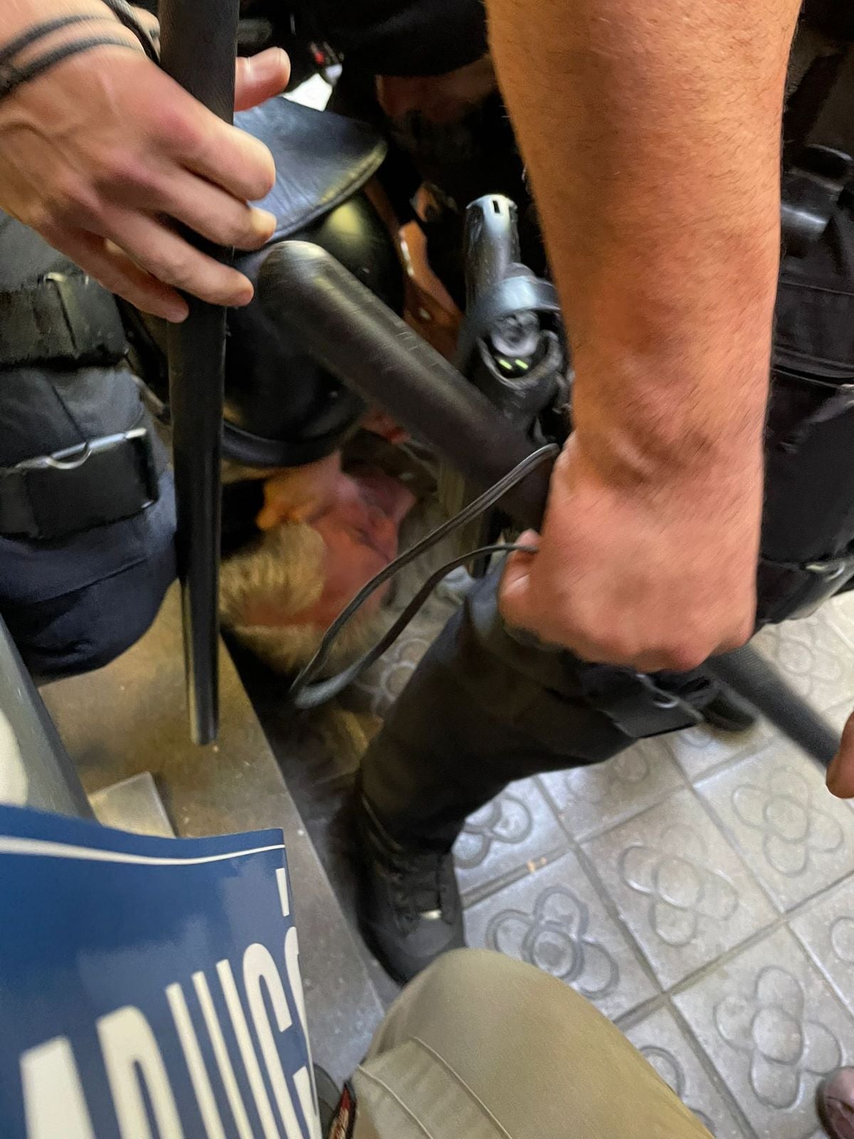 Xavier Almirall, agafat pels Mossos/XA