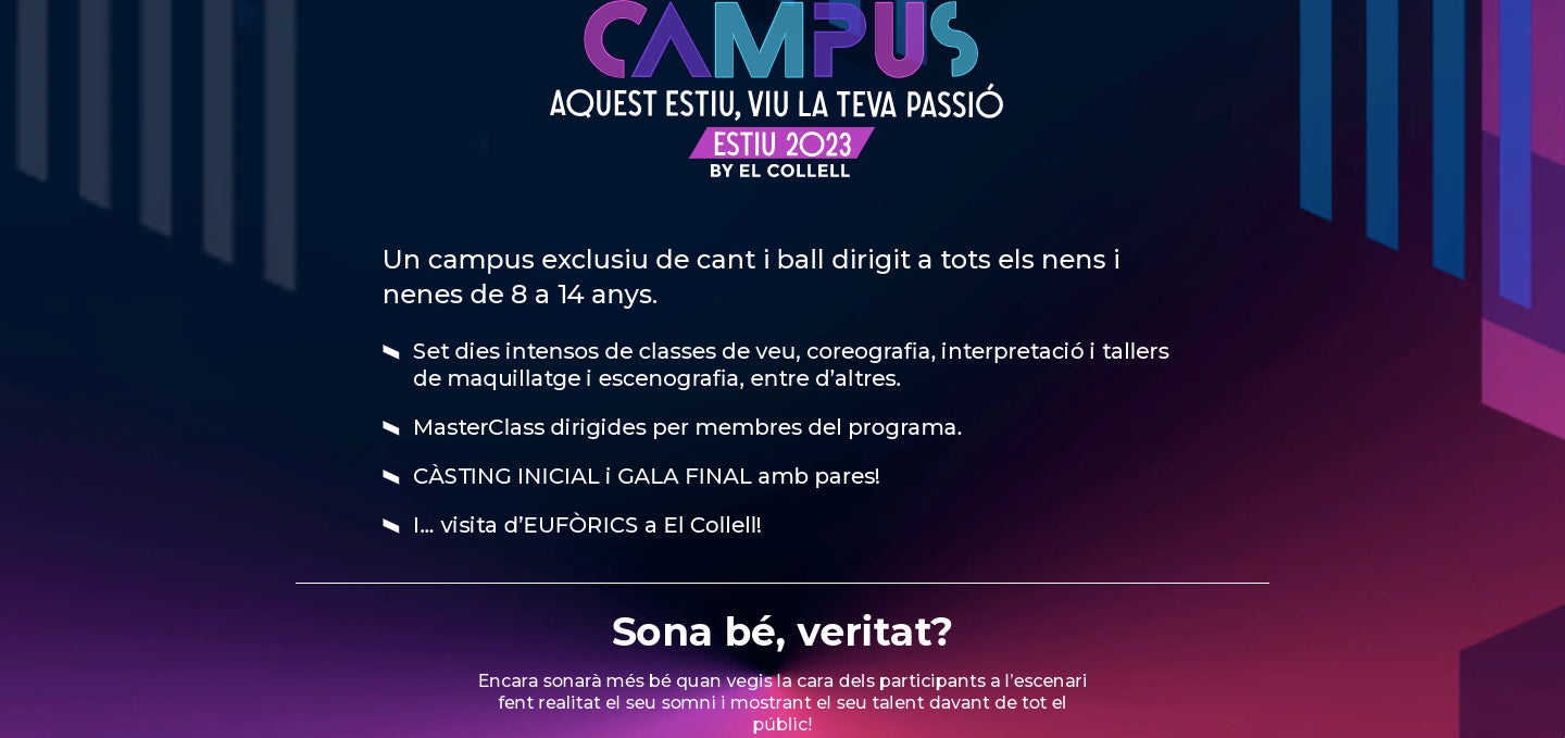 TV3 promociona el Campus d'Eufòria - CCMA