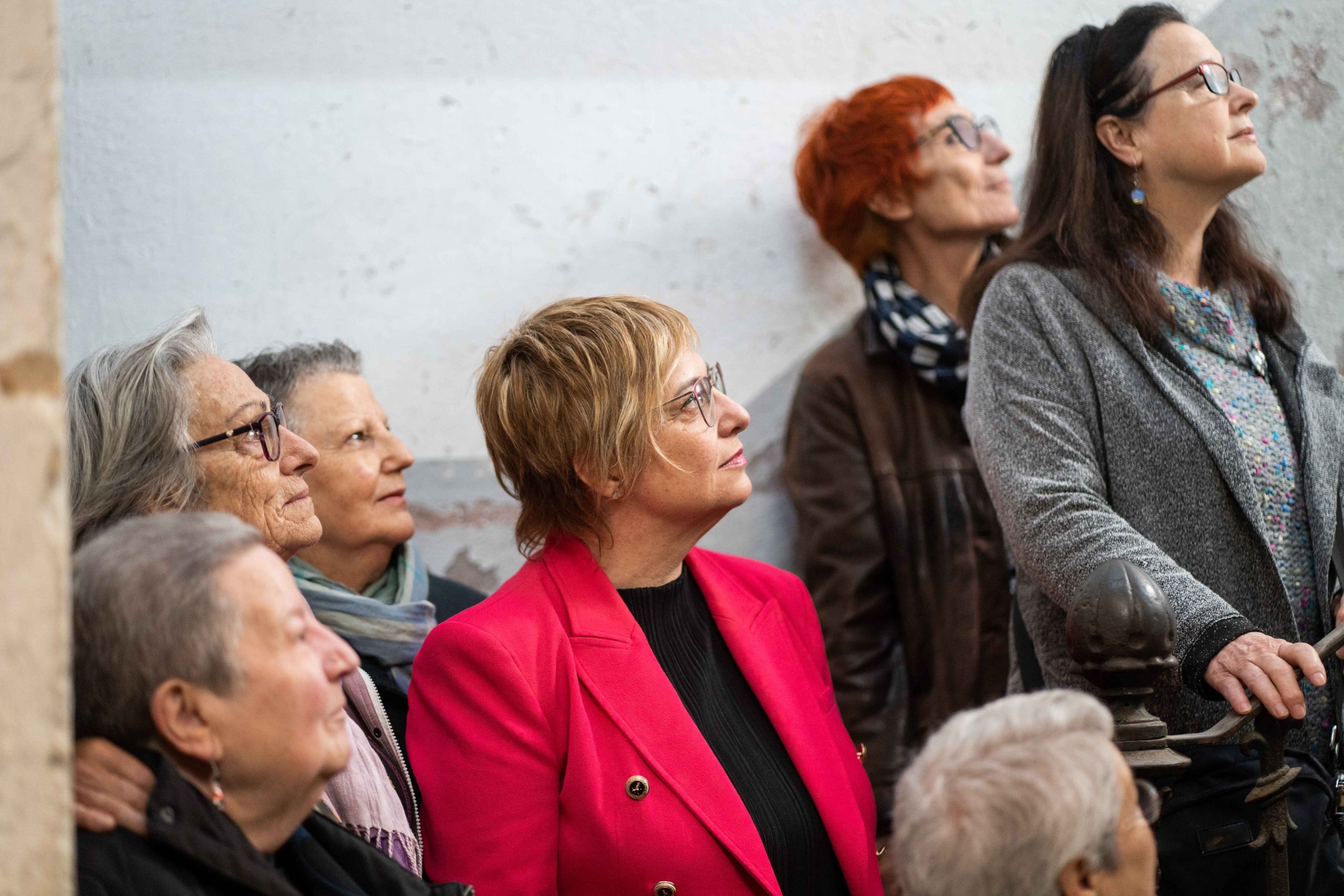 Gemma Pasqual i algunes de les protagonistes de 'Torturades' durant la presentació del llibre | Cedida