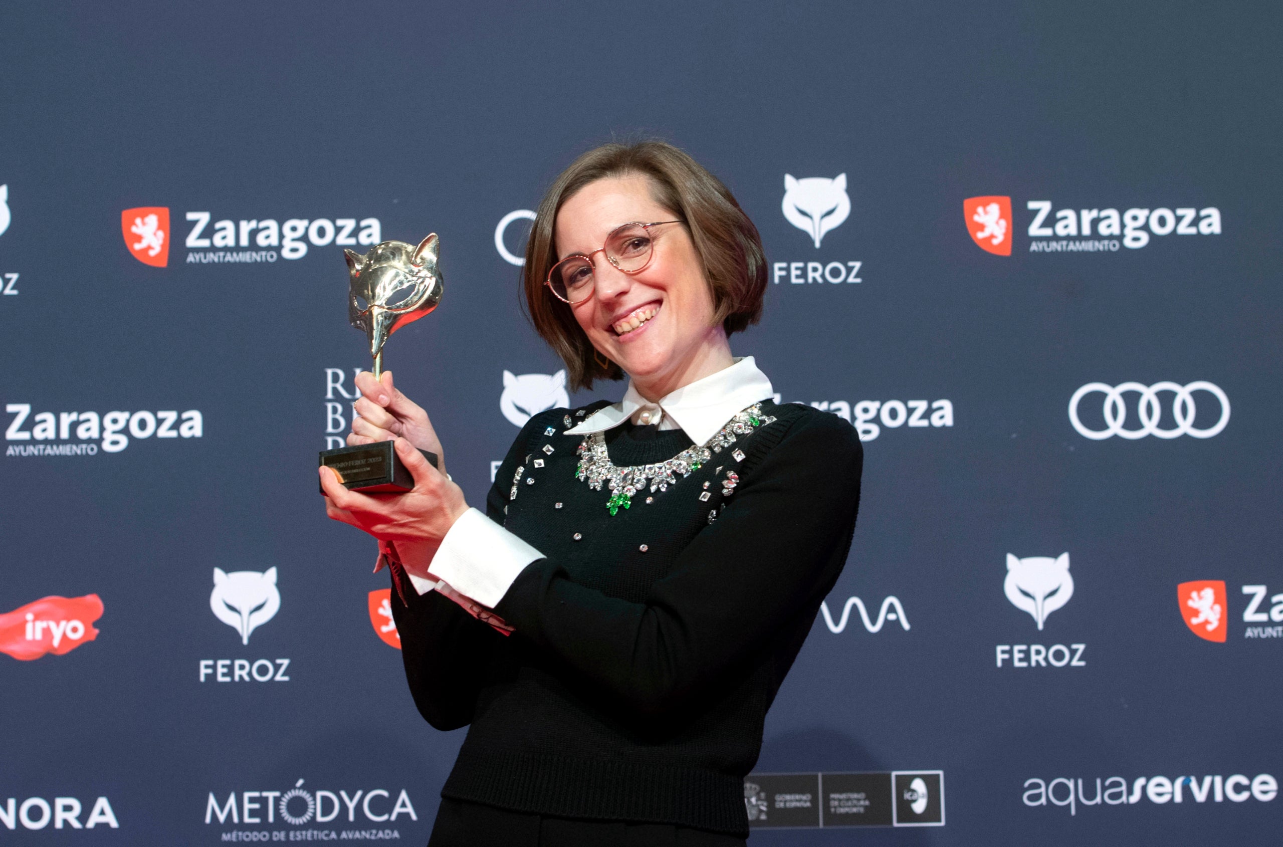 Carla Simó recull un premi Feroz per 'Alcarràs' / ACN