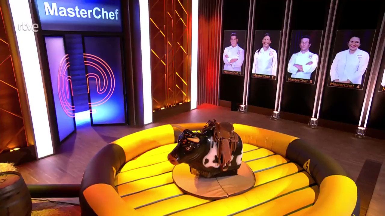 El toro mecànic ha generat polèmica a Masterchef - TVE