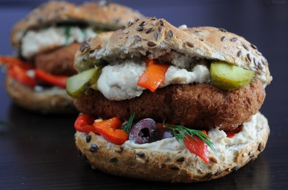 Imatge d'arxiu d'una hamburguesa vegana / PXHERE