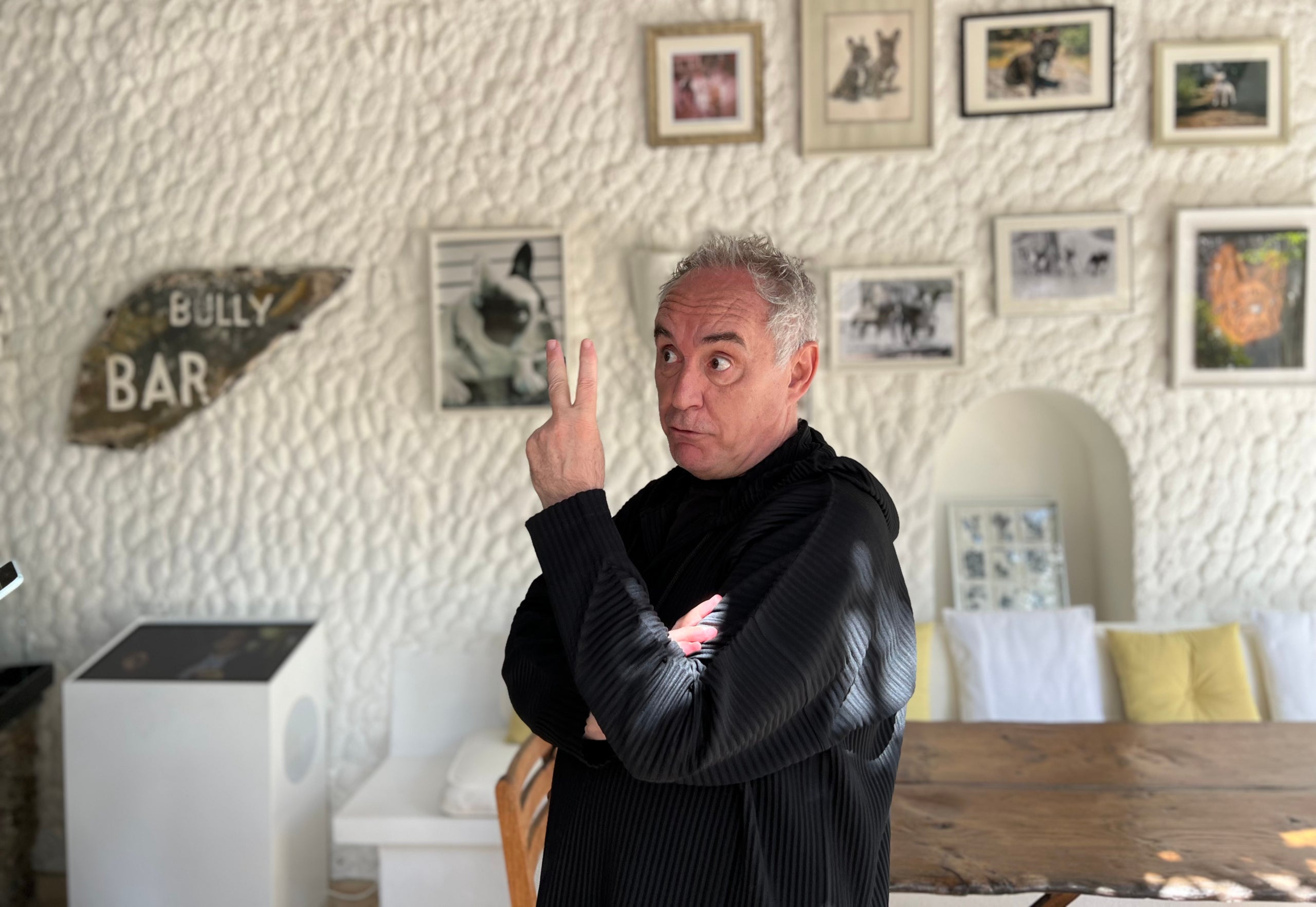 Imatge del xef Ferran Adrià a la terrassa d'elBulli / ACN