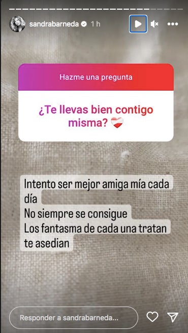 Sandra Barneda reconeix que té dies difícils - Instagram