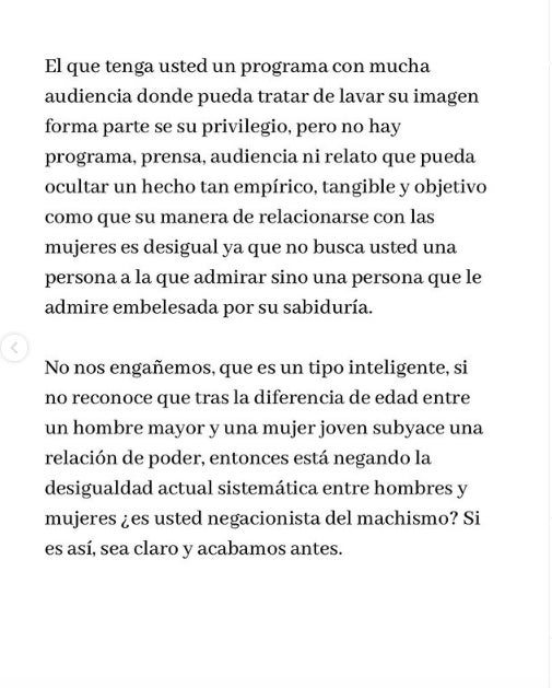 Sindy no calla què pensa al respecte - Instagram