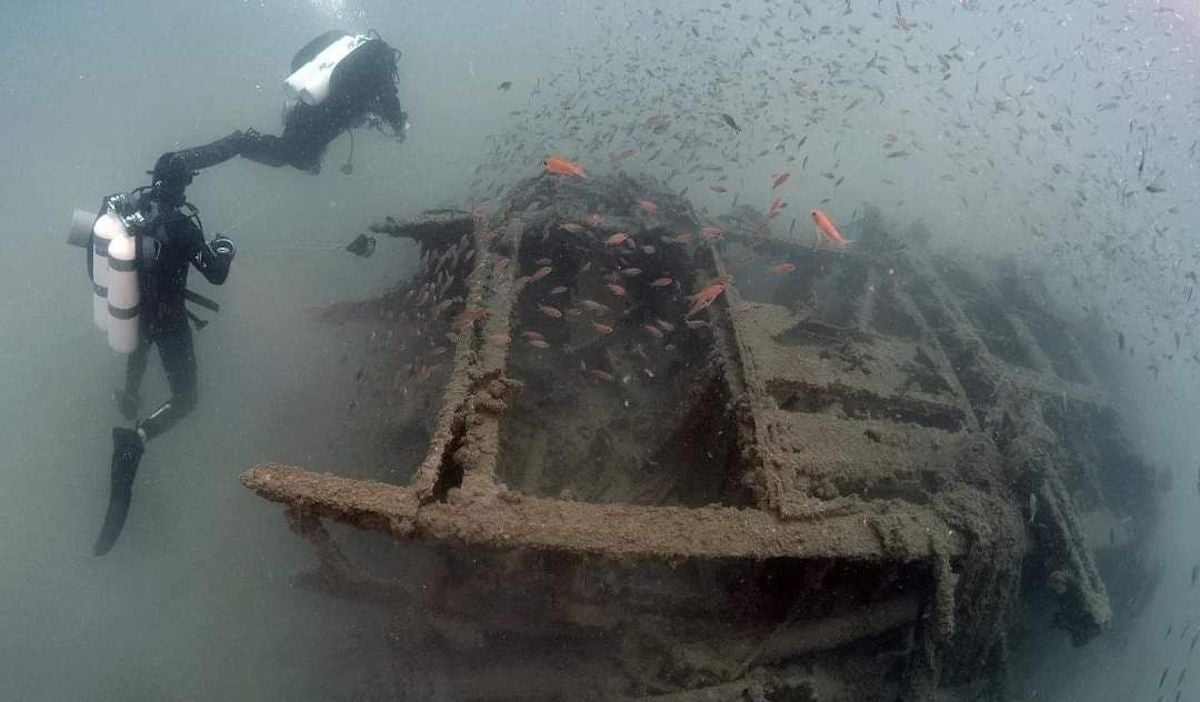 Projecte arqueològic subaquàtic Mar de l'Ebre. Prospecció i documentació arqueològica subaquàtica dels restes de la Primera i la Segona Guerra Mundial al Mar de l'Ebre | Foto de la Fundació Palarq