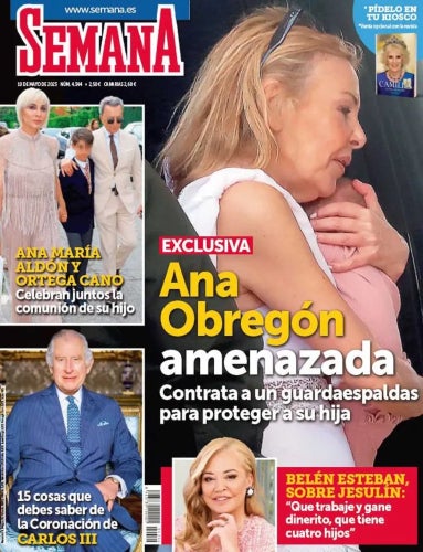 Ana Obregón contracta un guardaespatlles - Semana