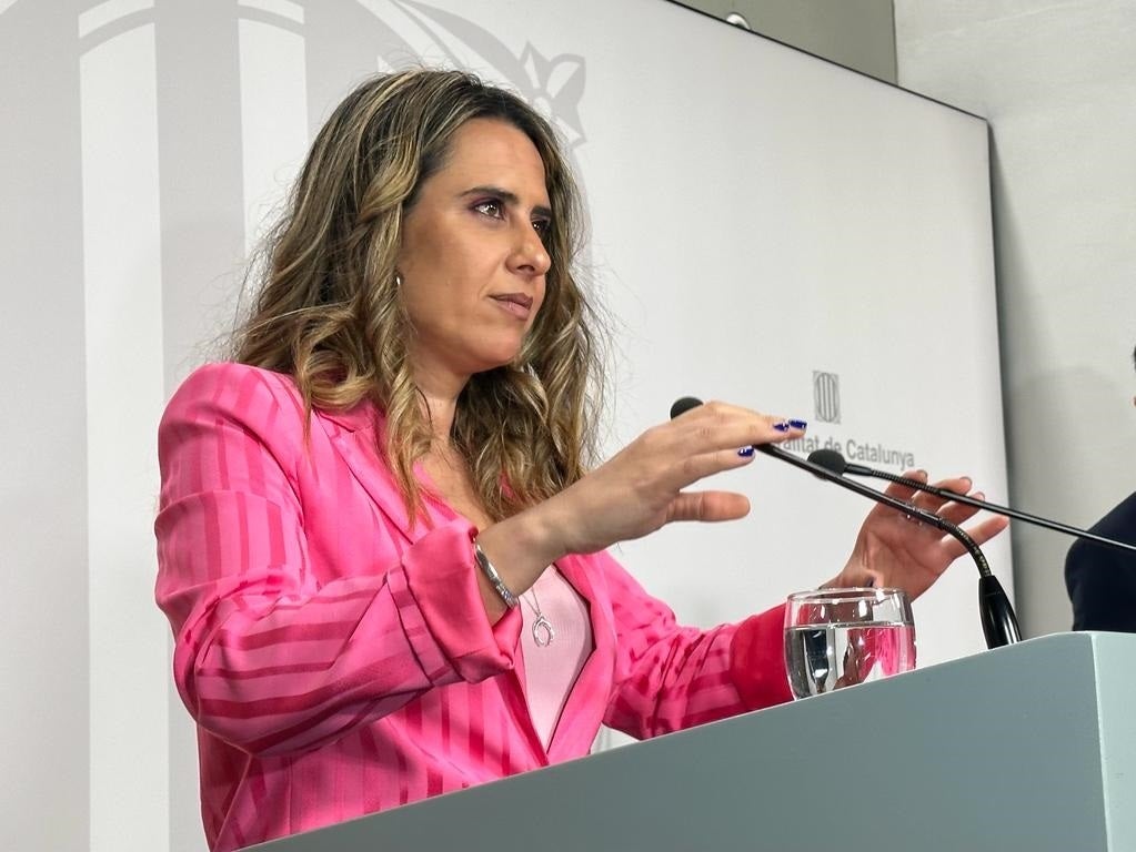 La portavoz del Gobierno, Patrícia Plaja | EP