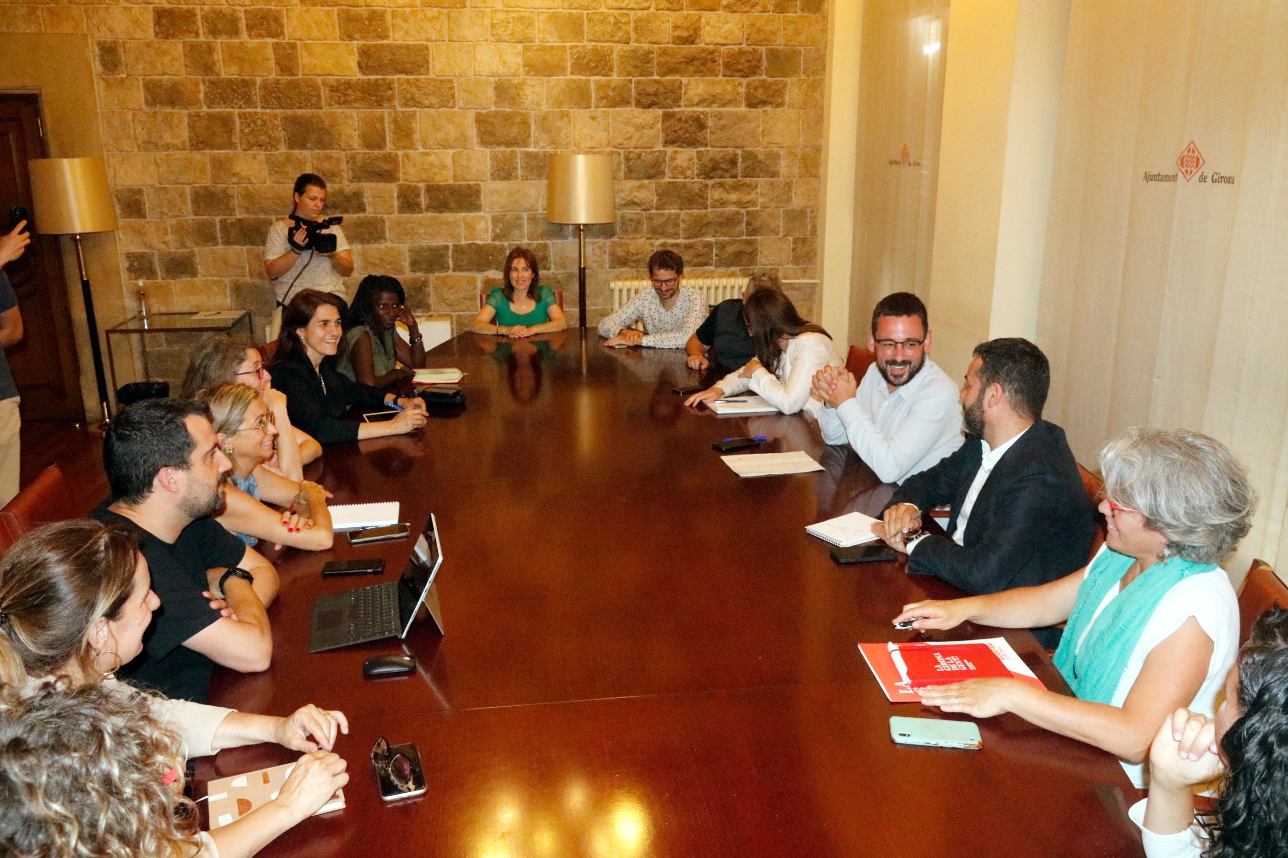 Primera reunió de l'equip de govern de Girona / ACN