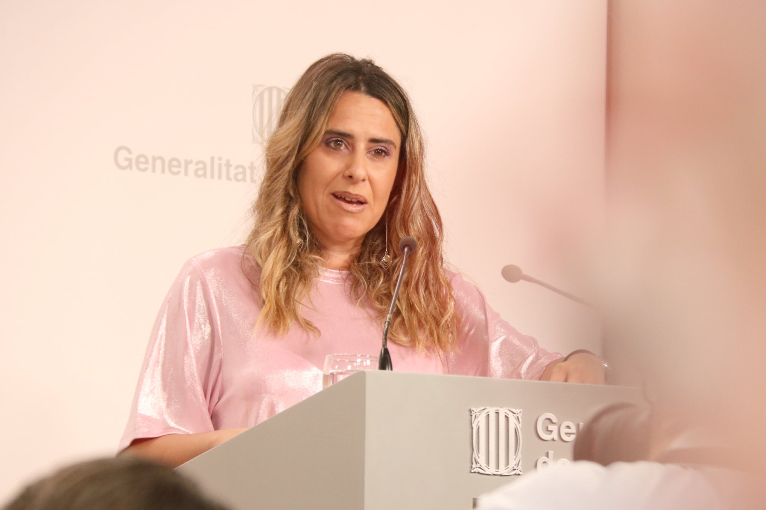 La portaveu del Govern, Patrícia Plaja, en roda de premsa / ACN