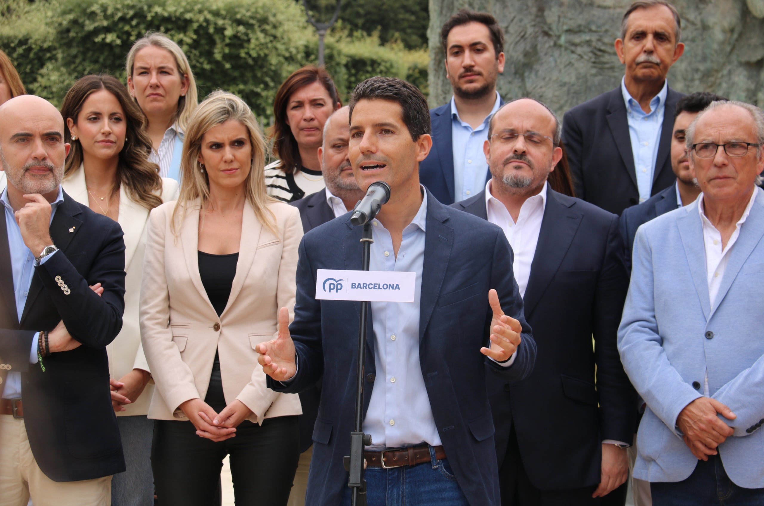 El candidat del PP per Barcelona el 23-J, Nacho Martín Blanco, en un acte / ACN