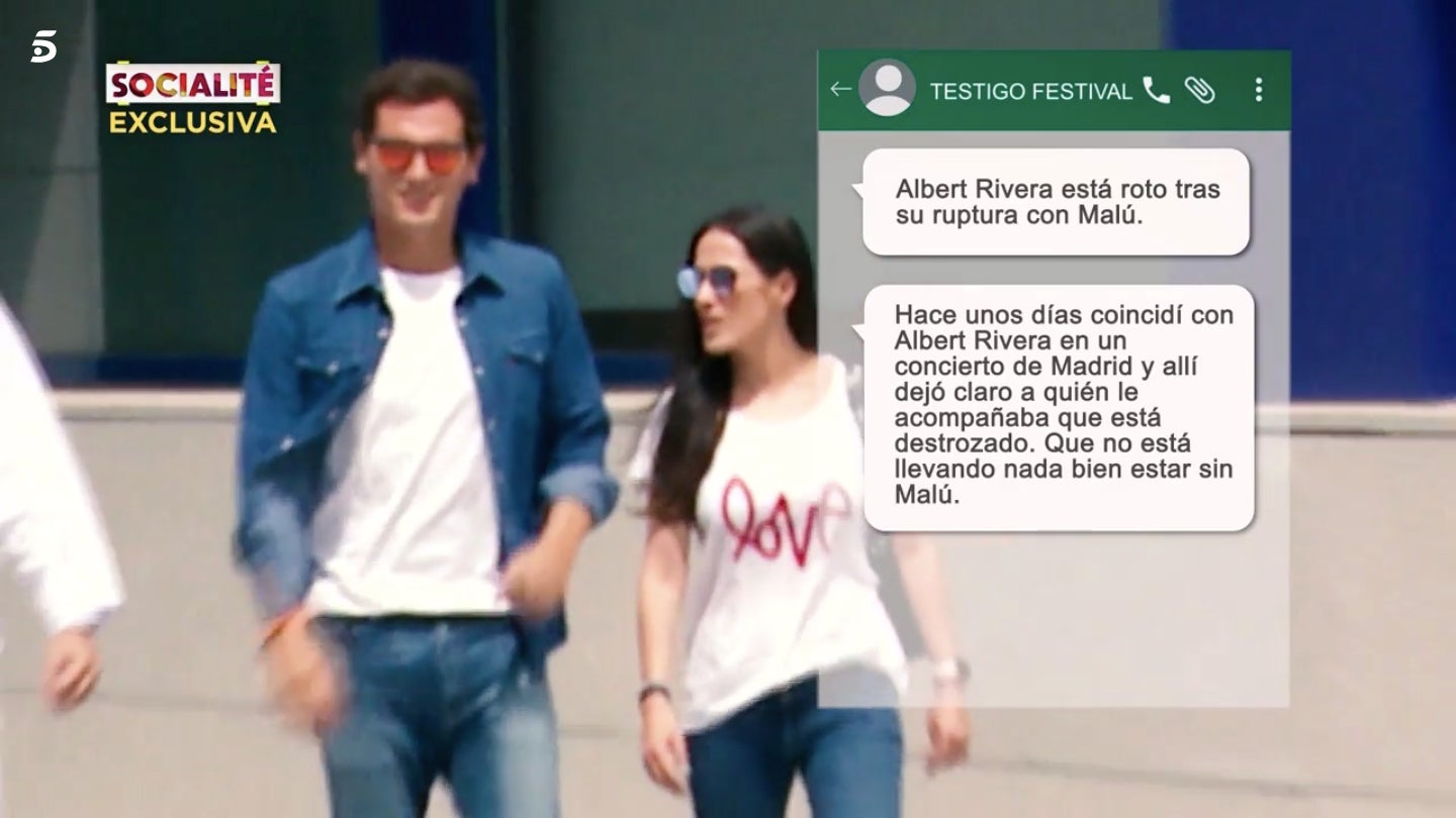 Albert Rivera i Malú haurien trencat definitivament - Telecinco