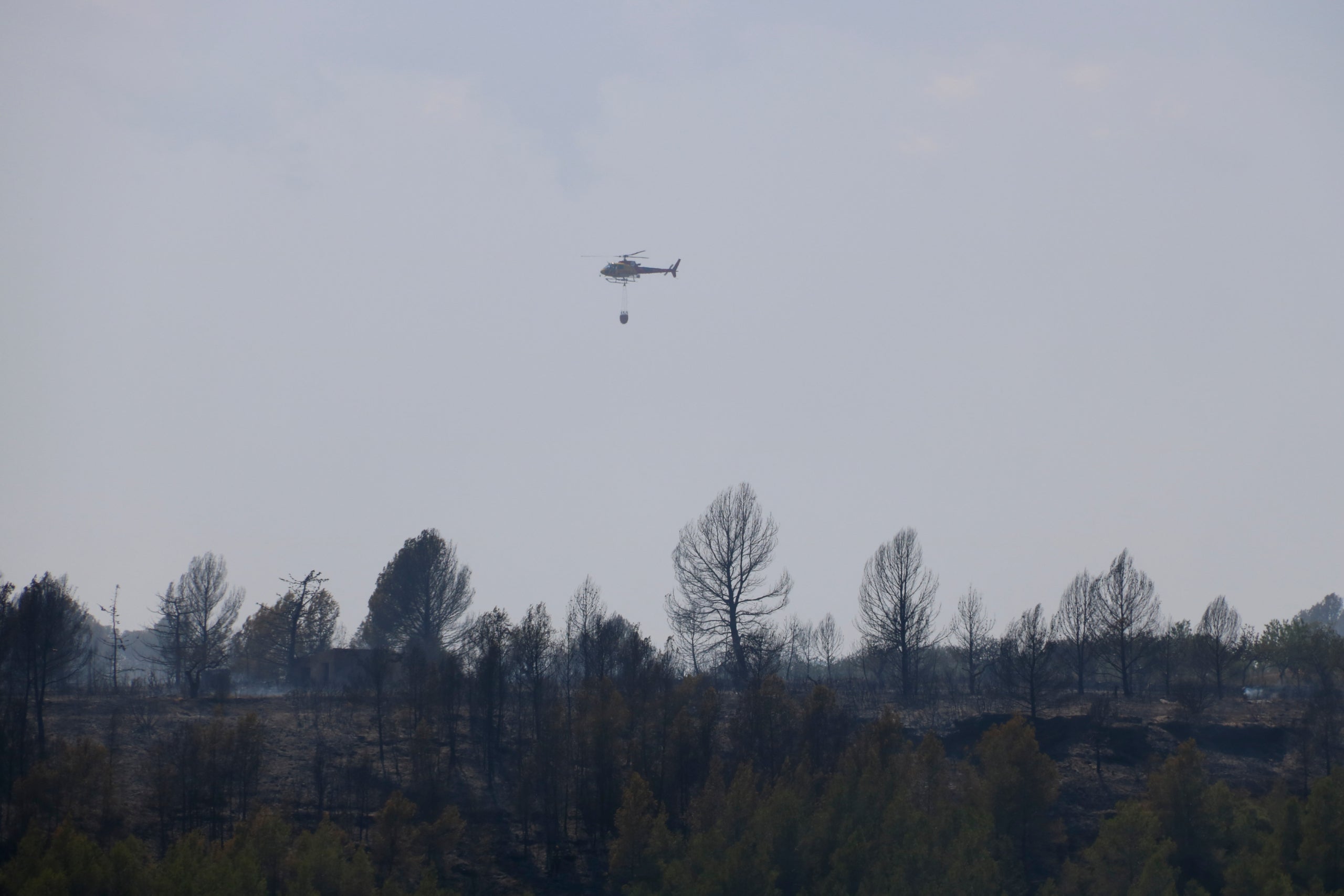 Incendi al Pont de l'Armentera