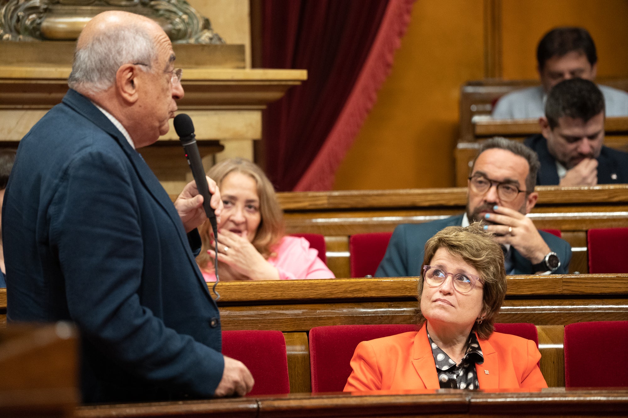Anna Simó, Consejera de Educación en la Generalitat de Cataluña, Parlamento de Cataluña. 14.06.2023 / Mireia Comas