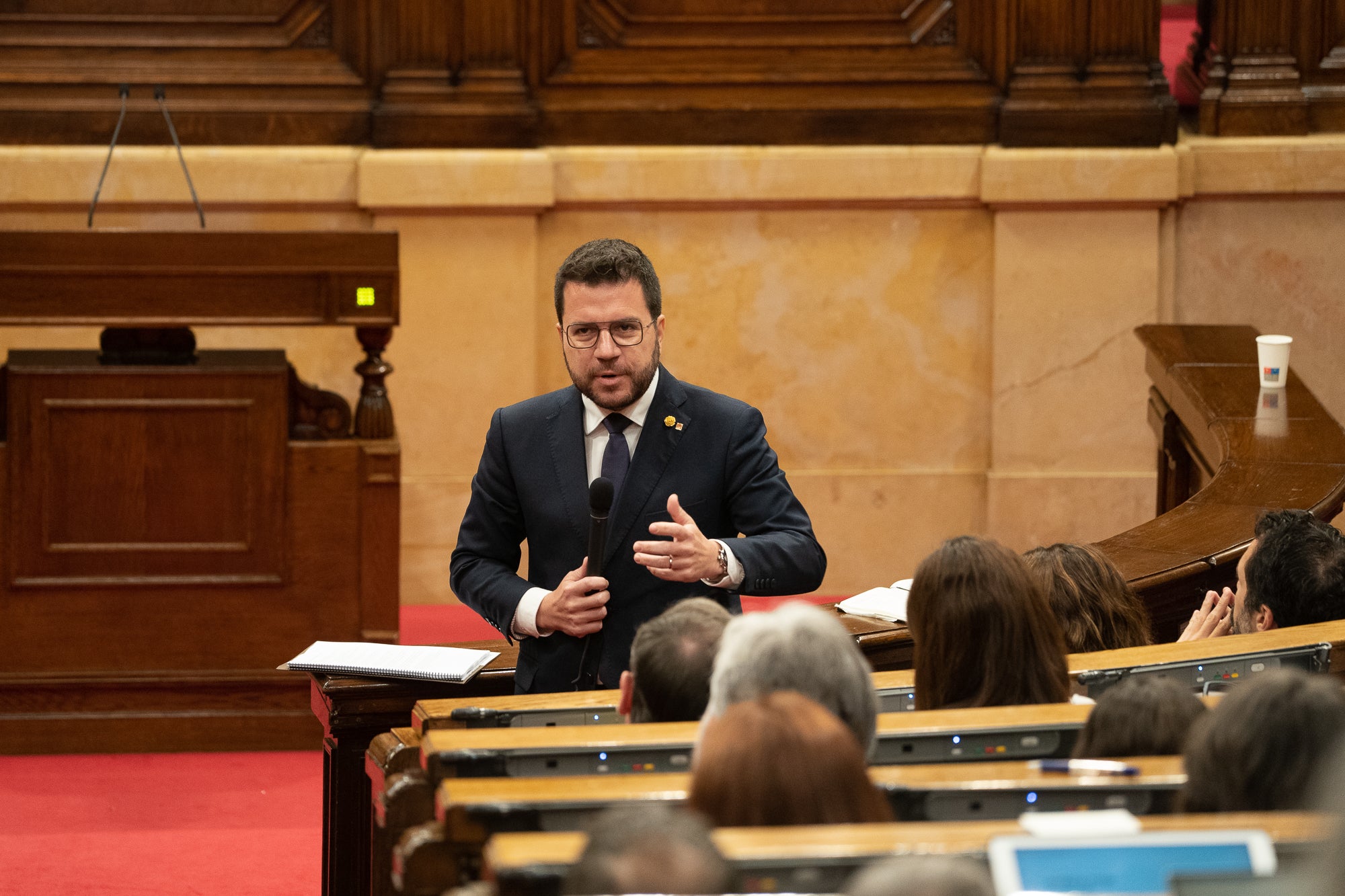 Pere Aragonais, President de la Generalitat de Catalunya, Parlament de Catalunya. 14.06.2023 / Mireia Comas