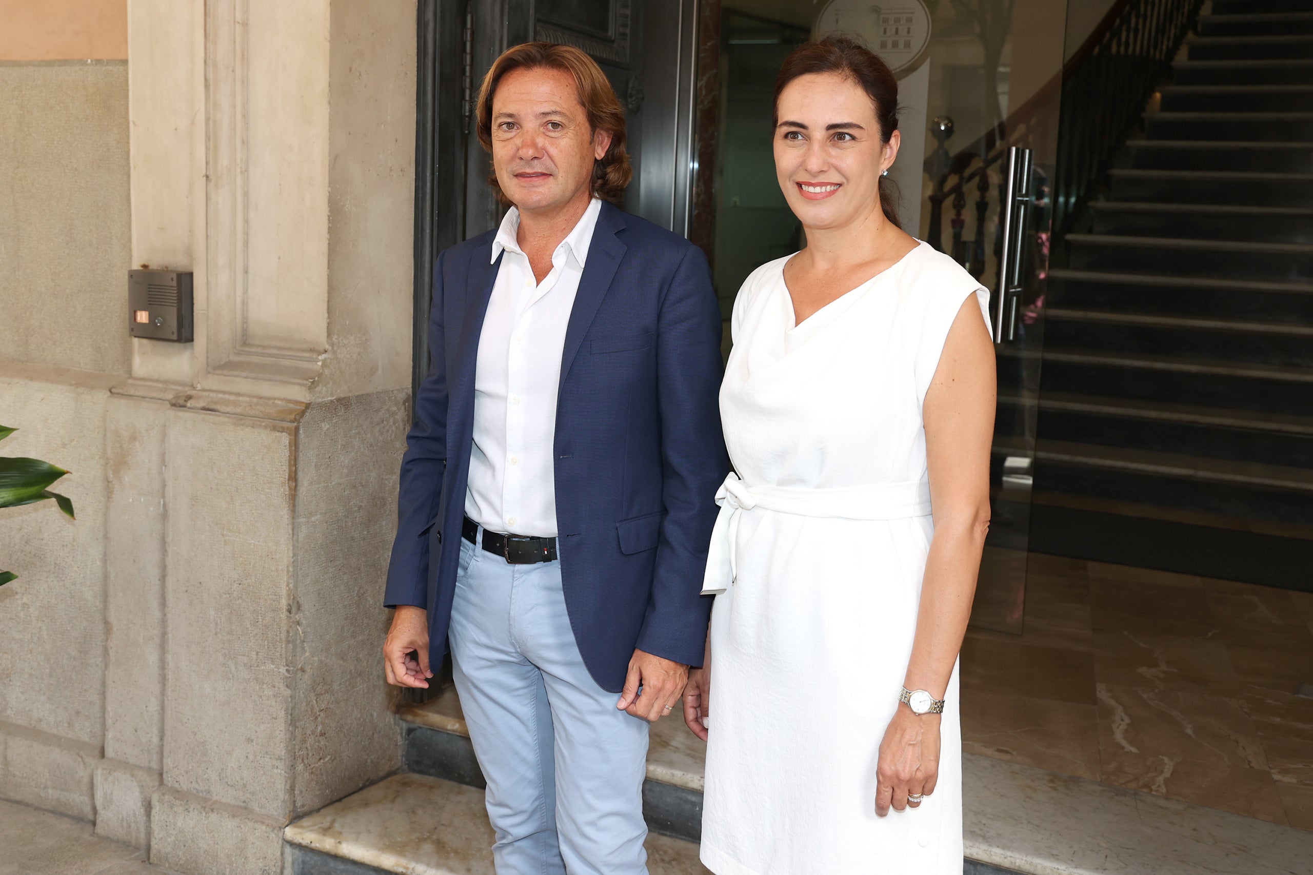 El primer de la llista del Congrés a les Balears i la portaveu de VOX al Parlament / Europa press