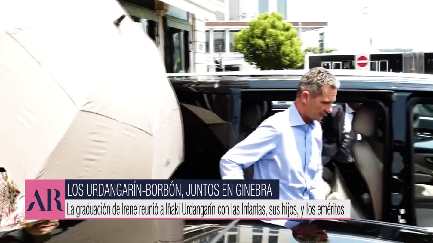 Iñaki Urdangarin reapareix públicament a Ginebra - Telecinco