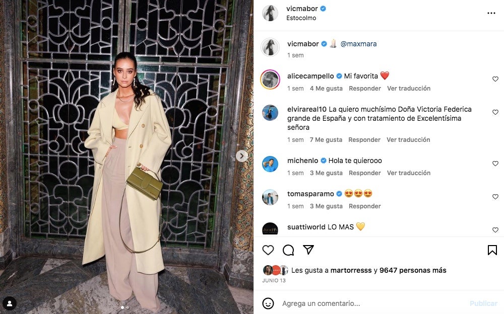 La sobrina de Felipe VI també ha estado en un acto promocional en Estocolmo - Instagram